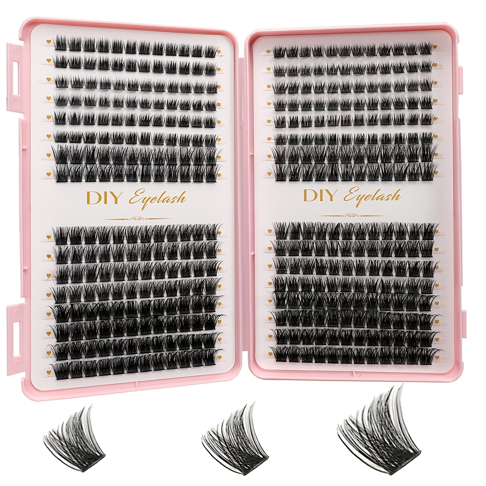 Eyelash Extension In Chinese - Kit DIY d'extensions de cils, 384/416