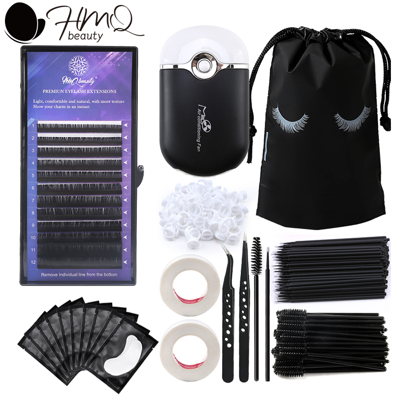 Eyelash Extension Fan - Kit d'extension de cils pour débutant,