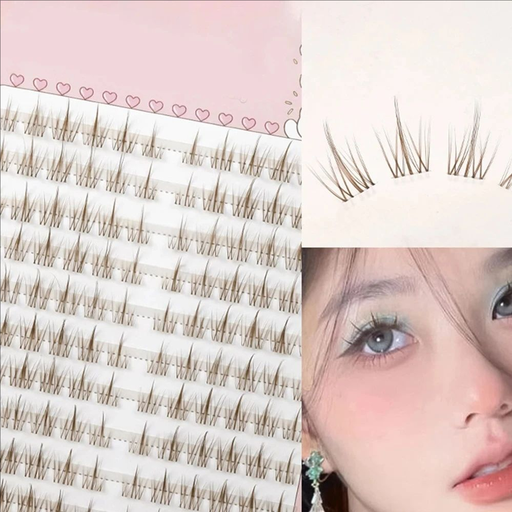 Eyelash Extension In Chinese - MJ brun tournesol faux cils noir
