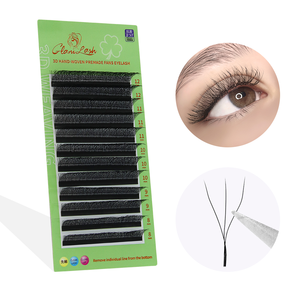 Eyelash Extension Volume Styles - GLAMLASH W forme Extensions de cils