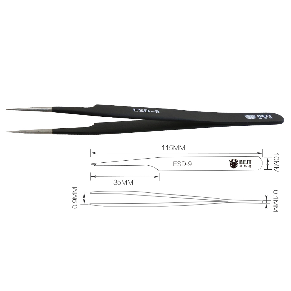 Pincettes antistatiques BST-ES - Eyelash Extension In Chinese avis et prix