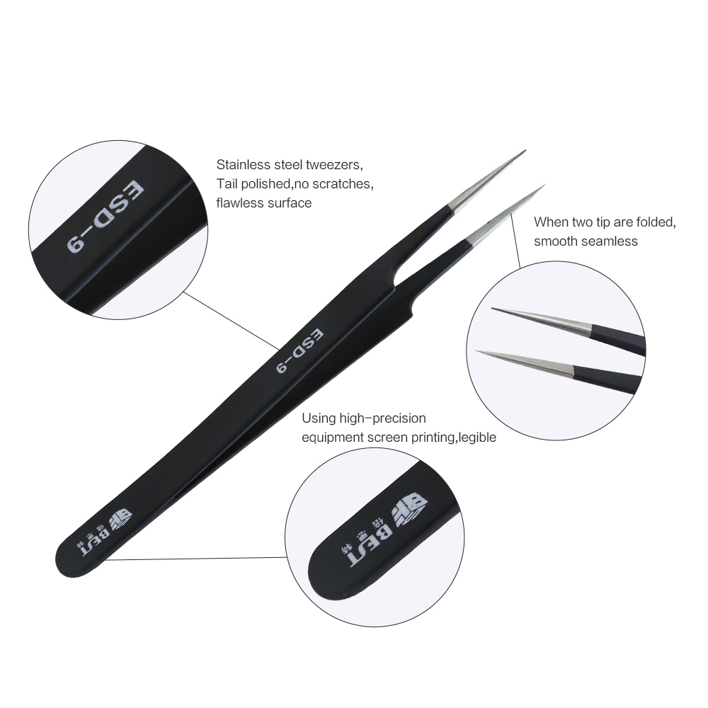 Pincettes antistatiques BST-ES - Eyelash Extension In Chinese avis et prix