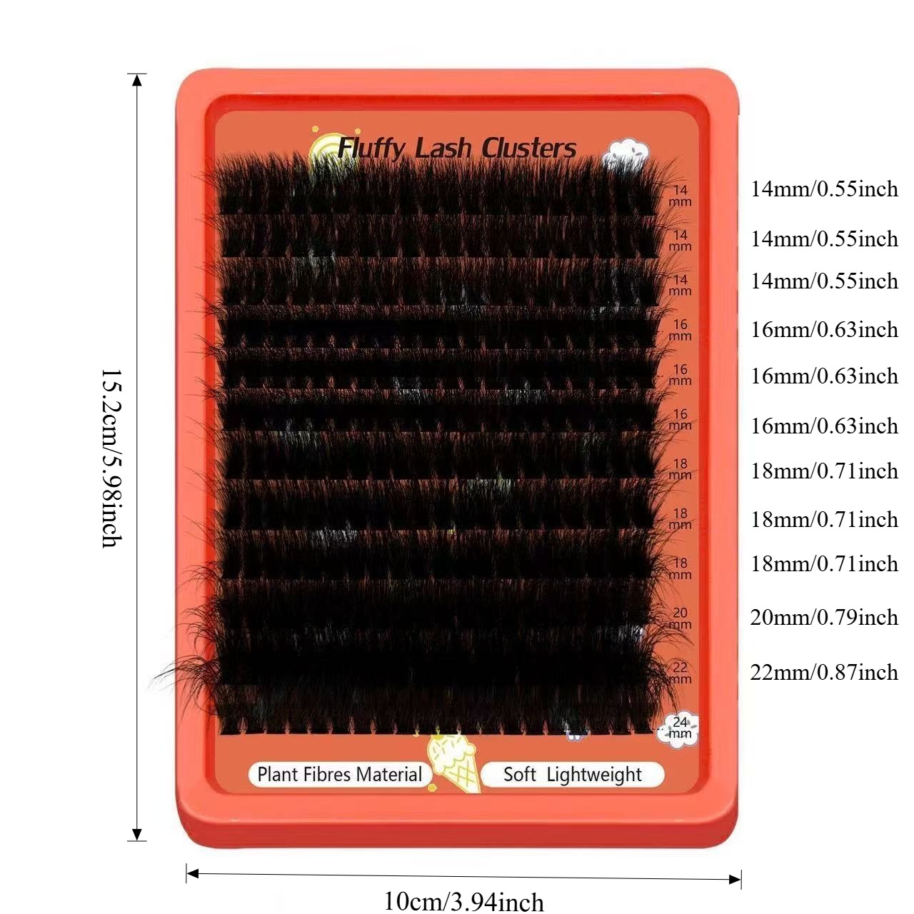 Extensions de cils en grappe 8 - Eyelash Extension Home Service avis et prix