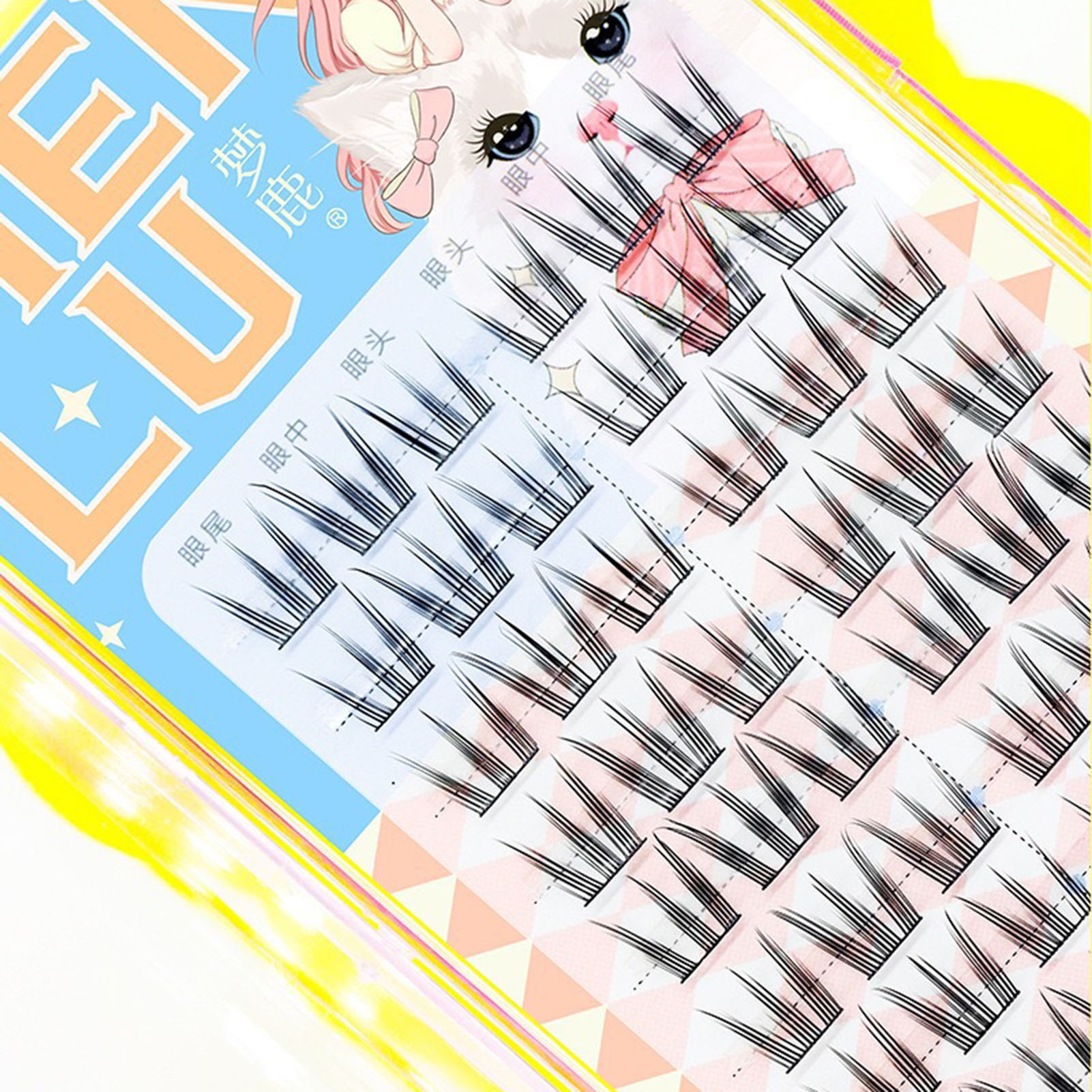 10 rangées de faux cils tourne - Eyelash Extension In Chinese avis et prix